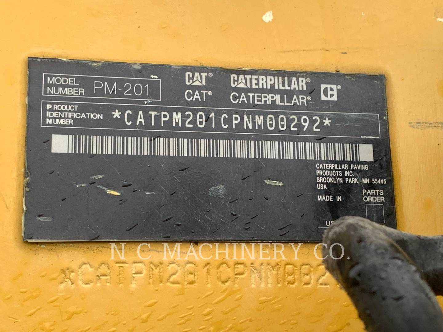 2014 Caterpillar PM201 Paver