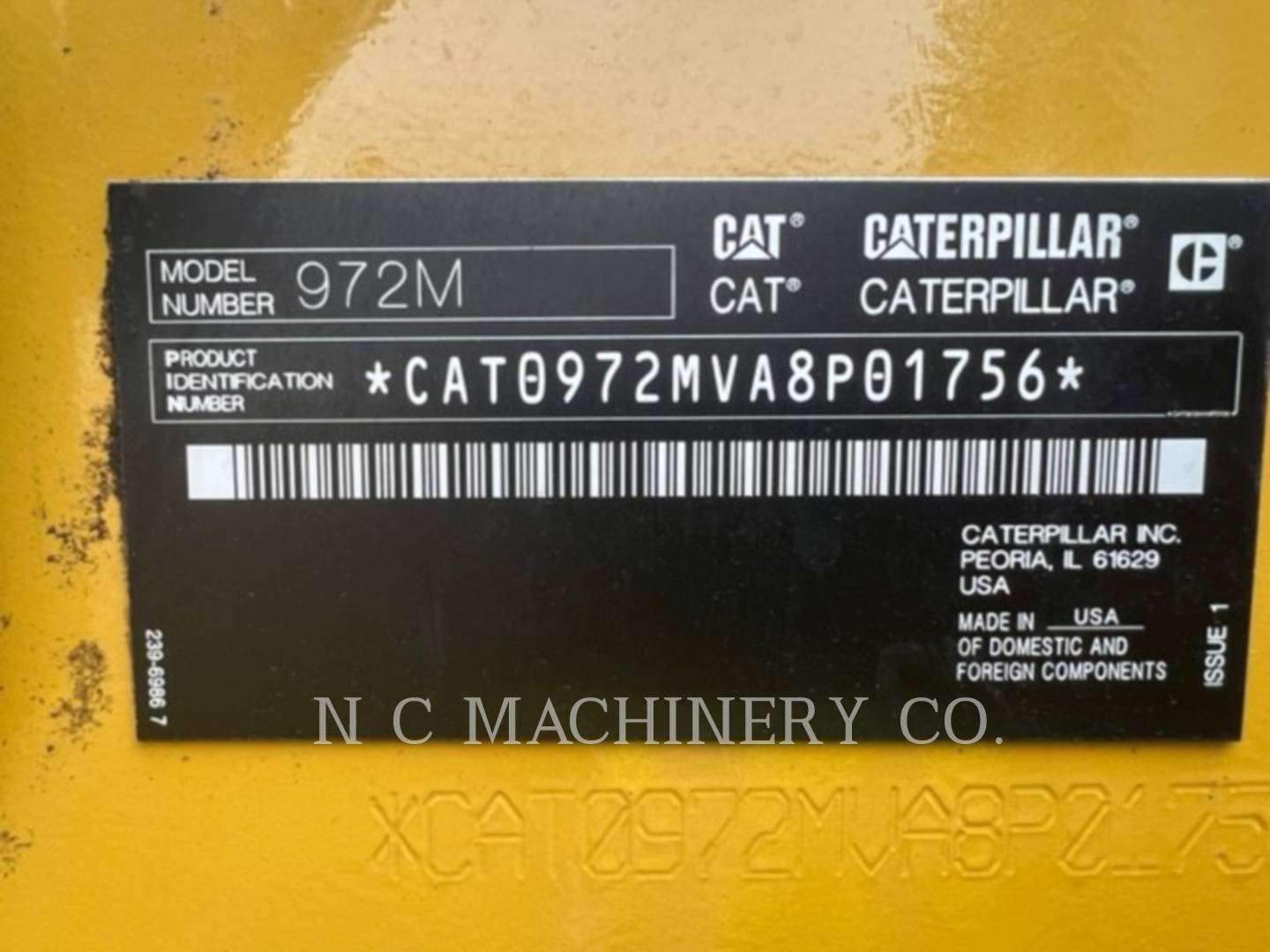 2018 Caterpillar 972M Wheel Loader