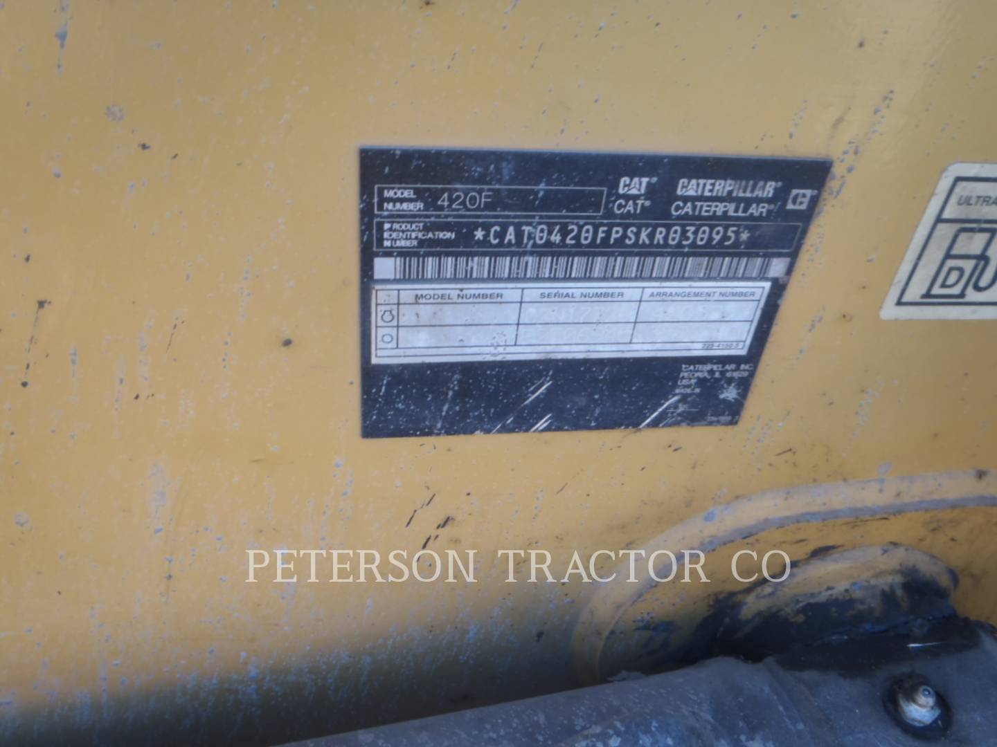 2014 Caterpillar 420F Tractor Loader Backhoe