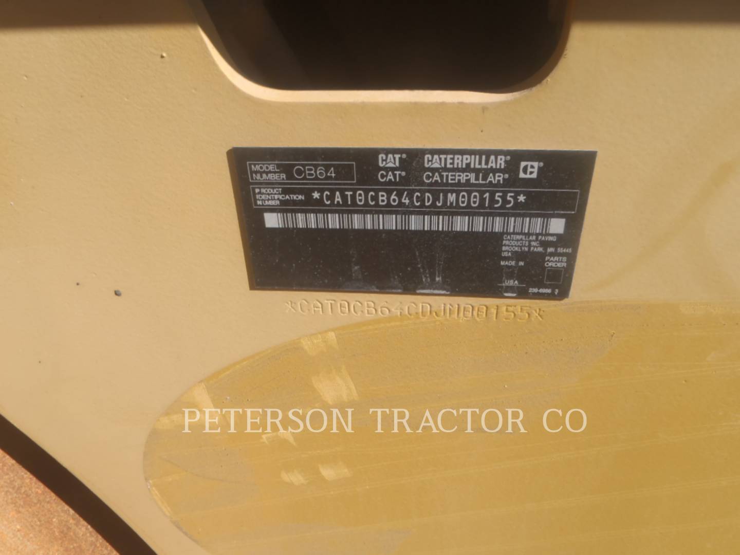 2010 Caterpillar CB64 Vibratory Double