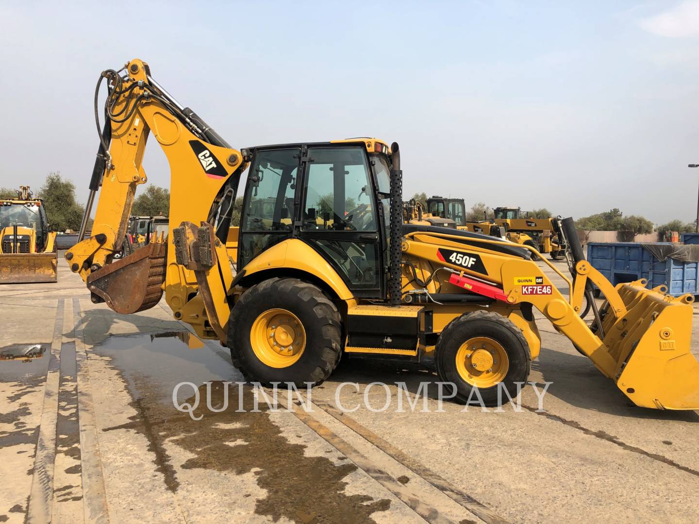 2015 Caterpillar 450F Tractor Loader Backhoe