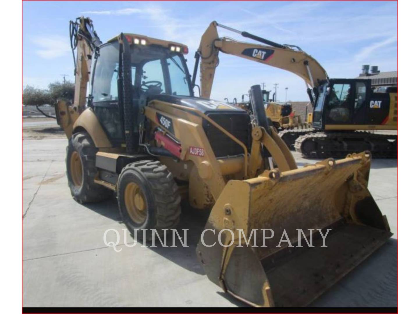 2015 Caterpillar 450F Tractor Loader Backhoe