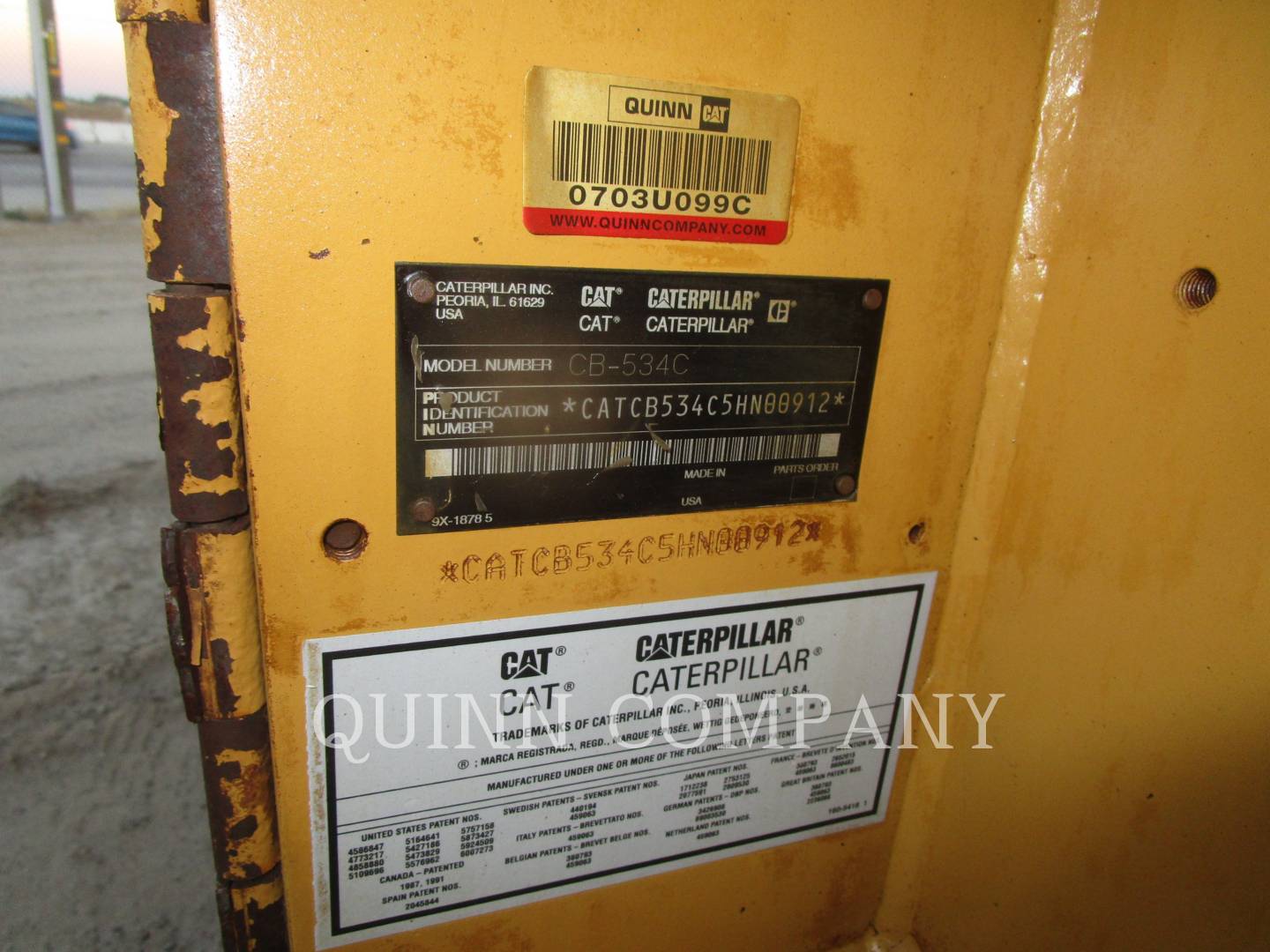 2003 Caterpillar CB-534C Vibratory Double