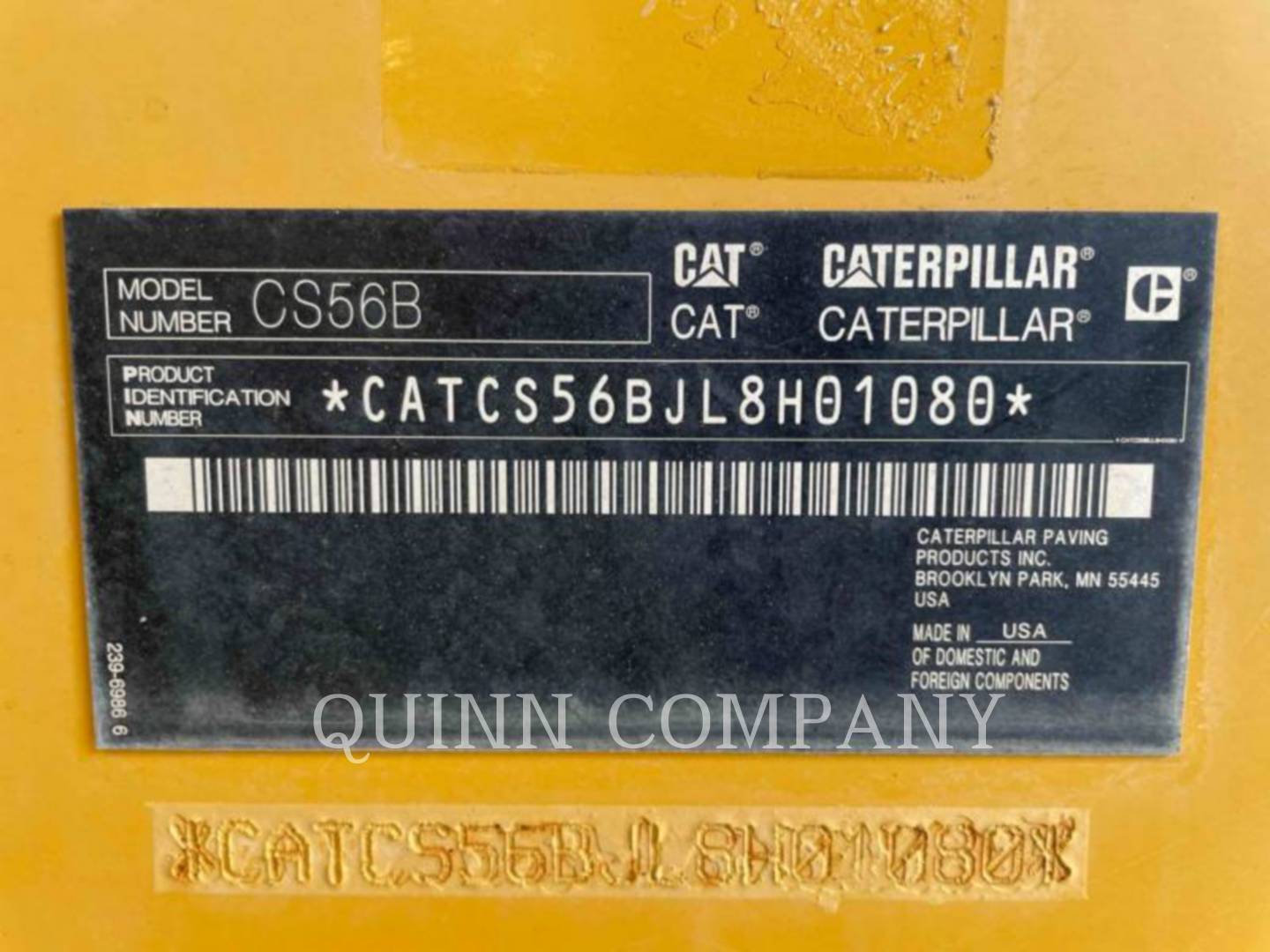 2015 Caterpillar CS56B Asphalt Distributor