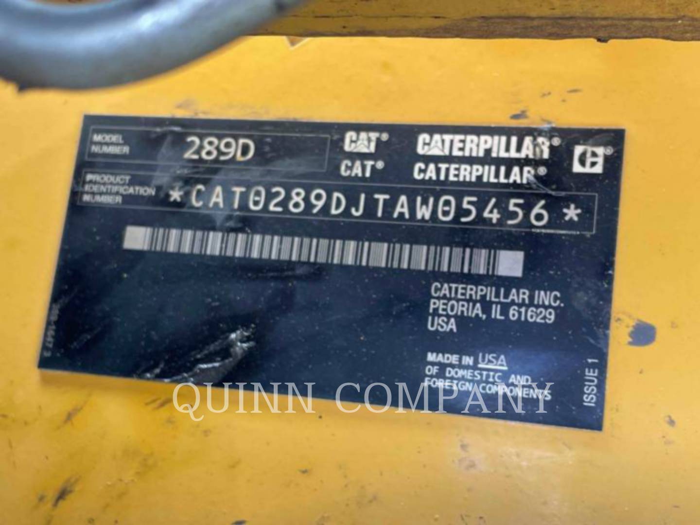 2016 Caterpillar 289D Skid Steer Loader