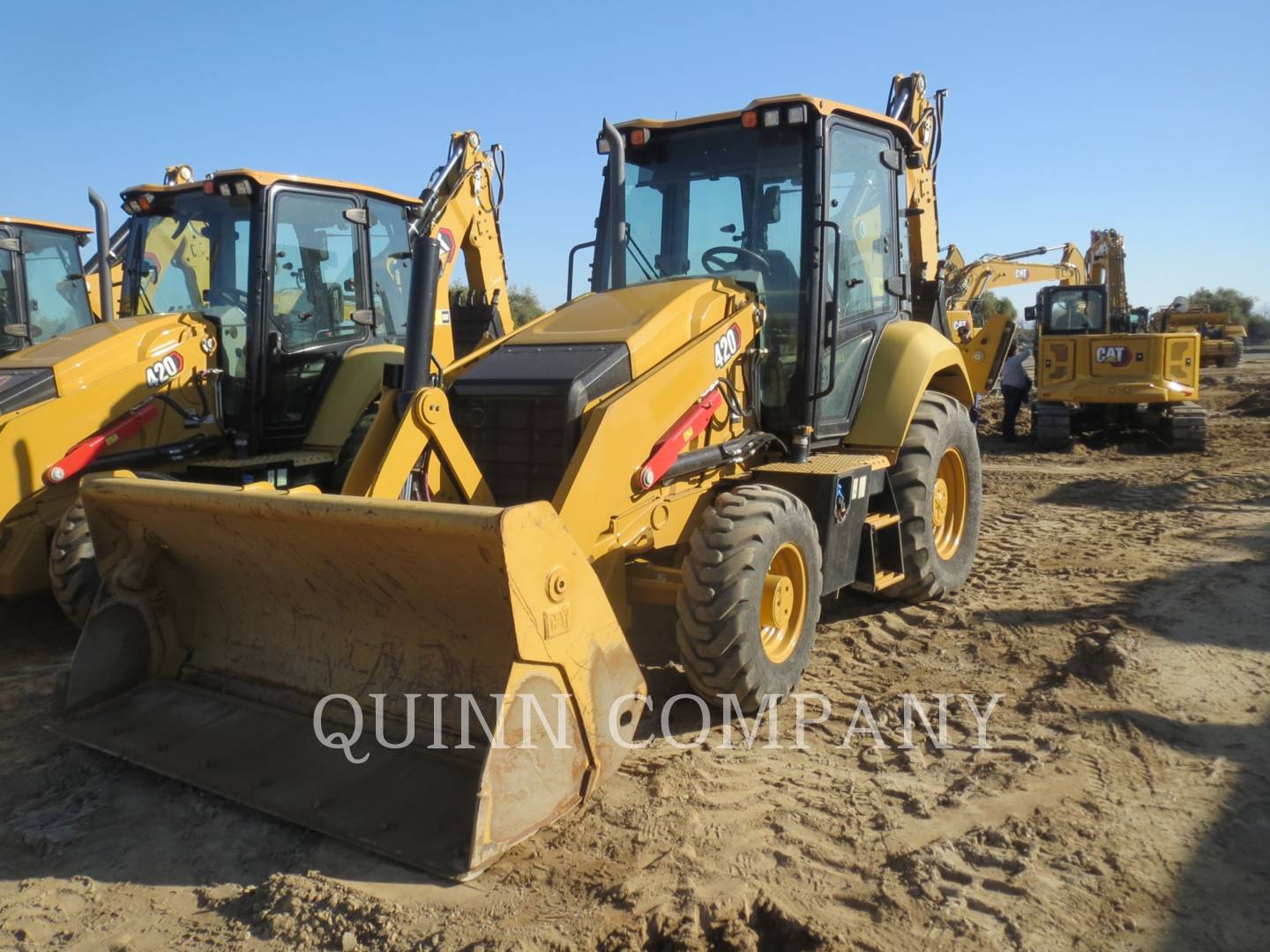 2021 Caterpillar 420 Tractor Loader Backhoe