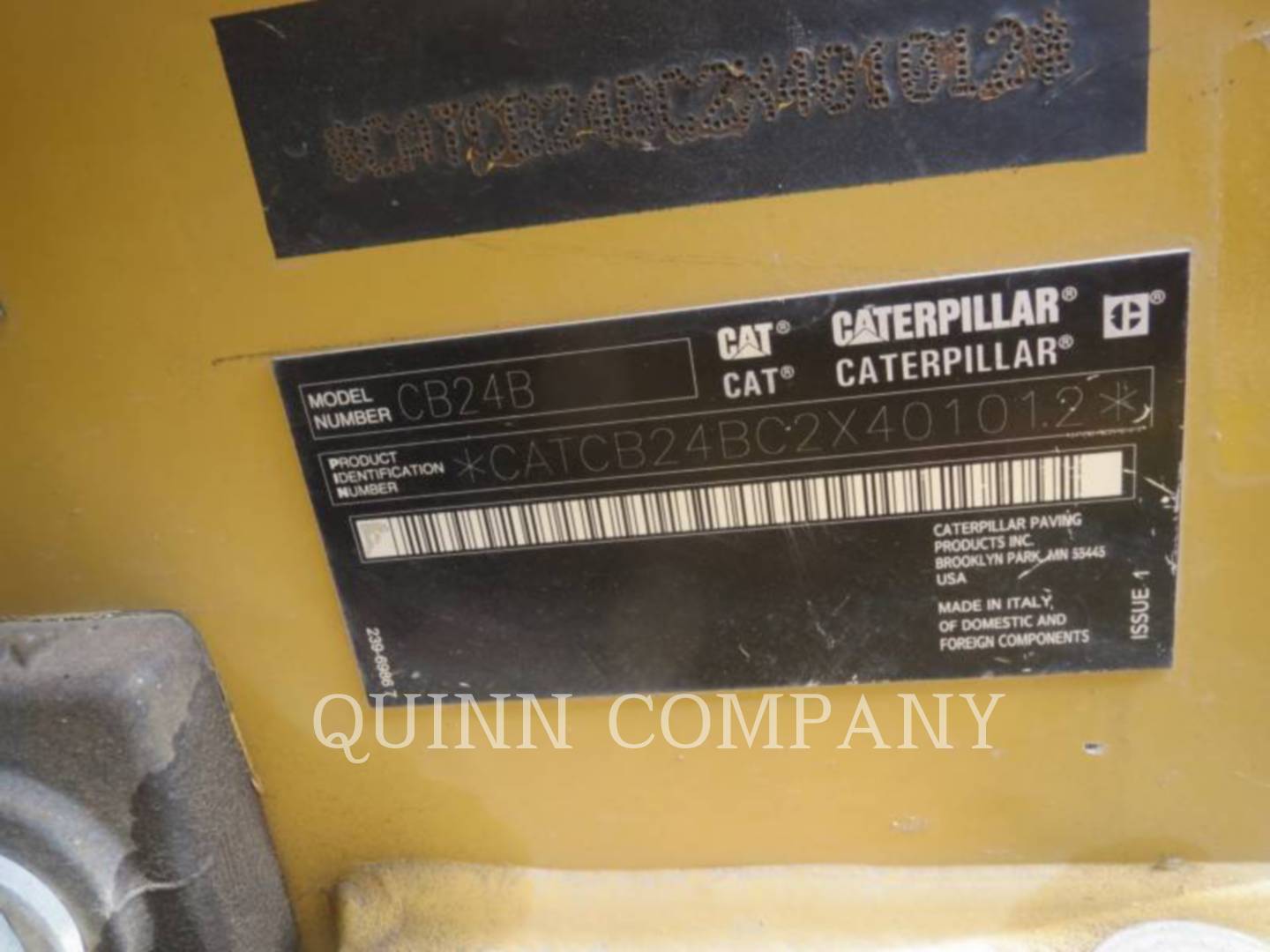 2017 Caterpillar CB24B Vibratory Double