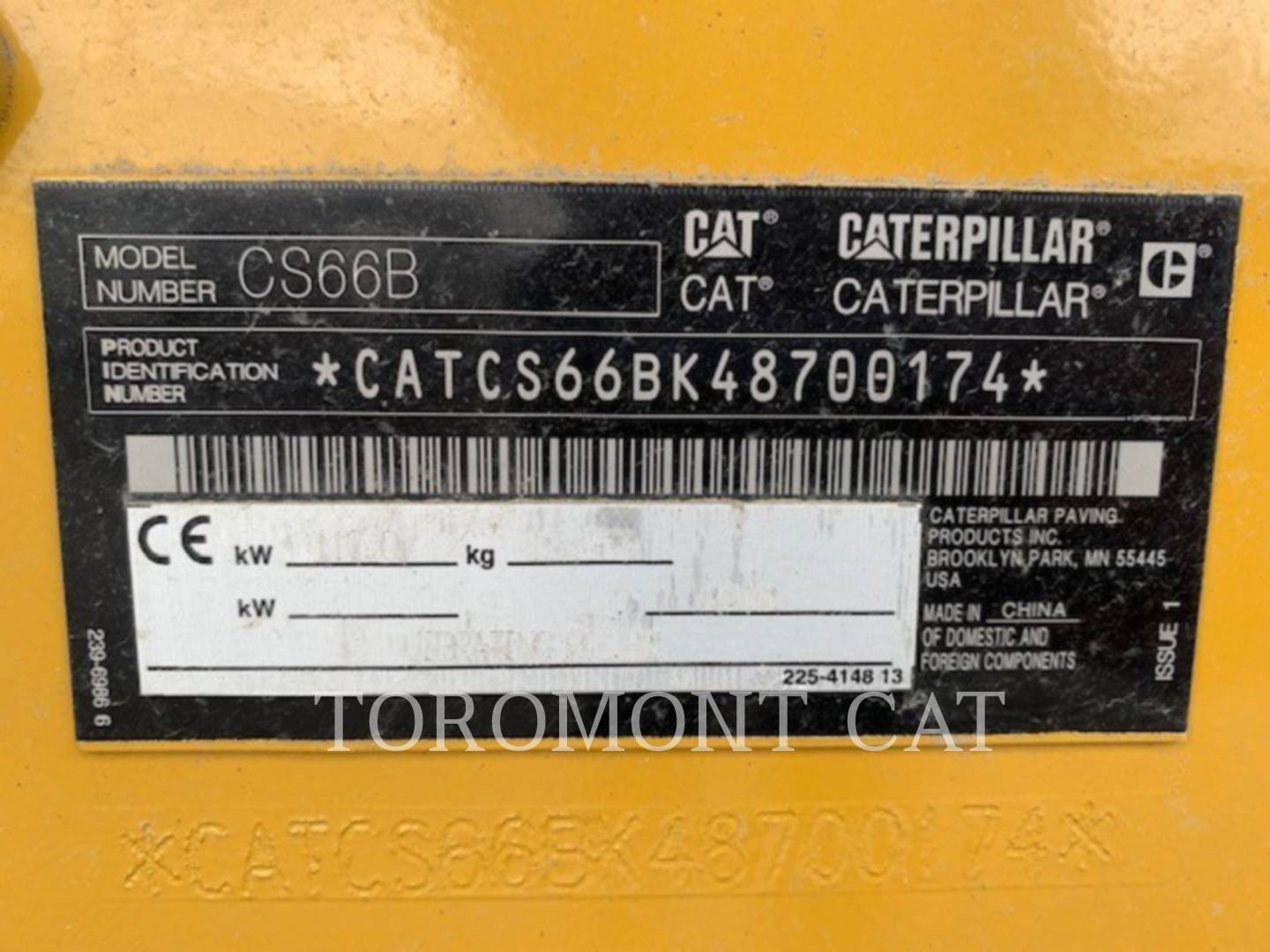 2016 Caterpillar CS66B Compactor