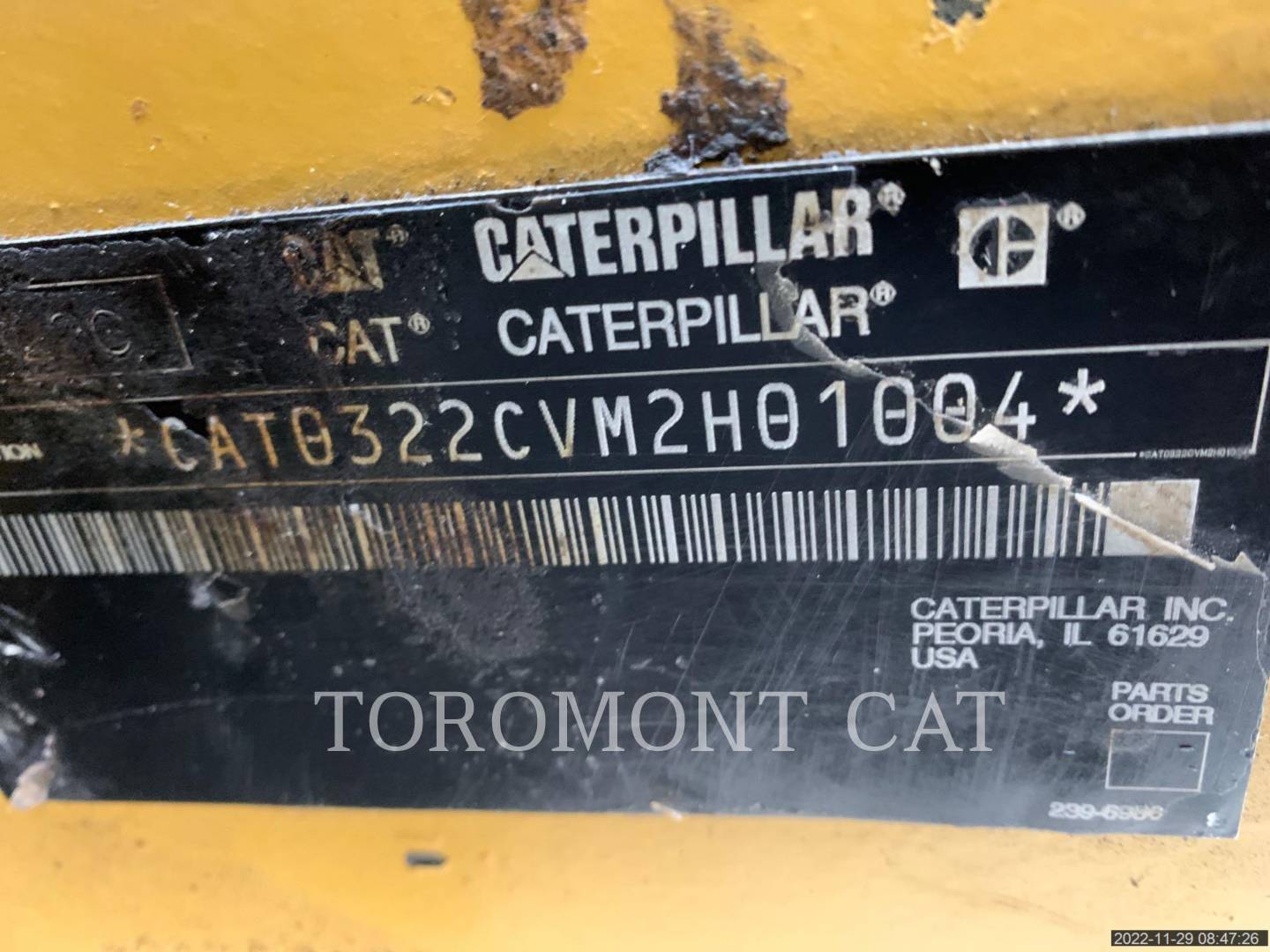 2005 Caterpillar 322CFM Misc