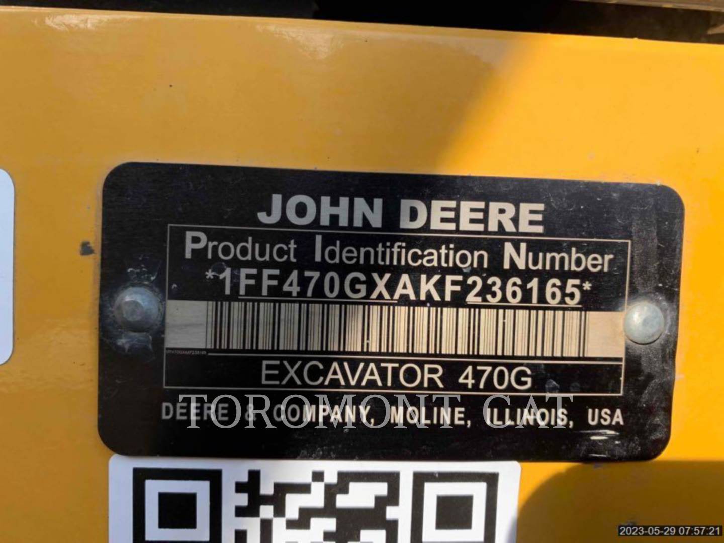 2019 John Deere 470G Excavator