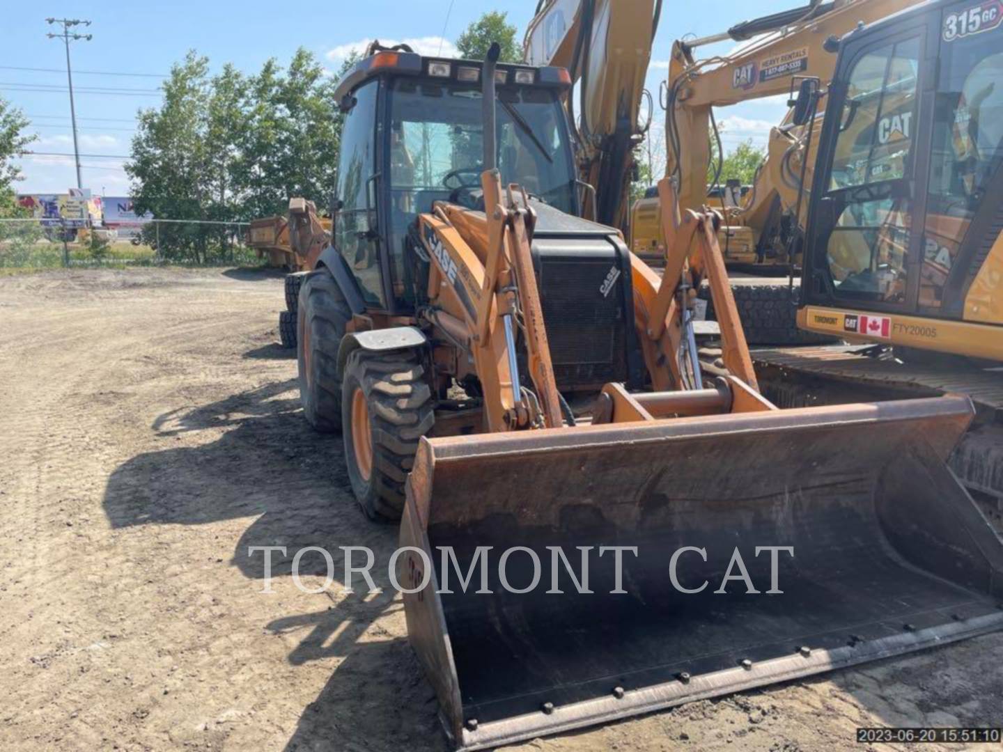 2009 Case 580 Tractor Loader Backhoe