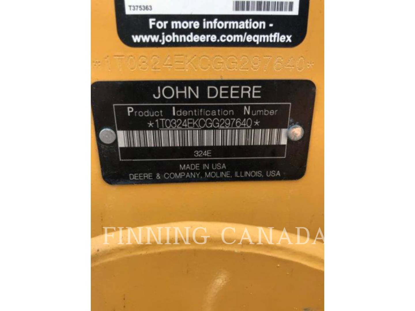 2016 John Deere 324 E Skid Steer Loader