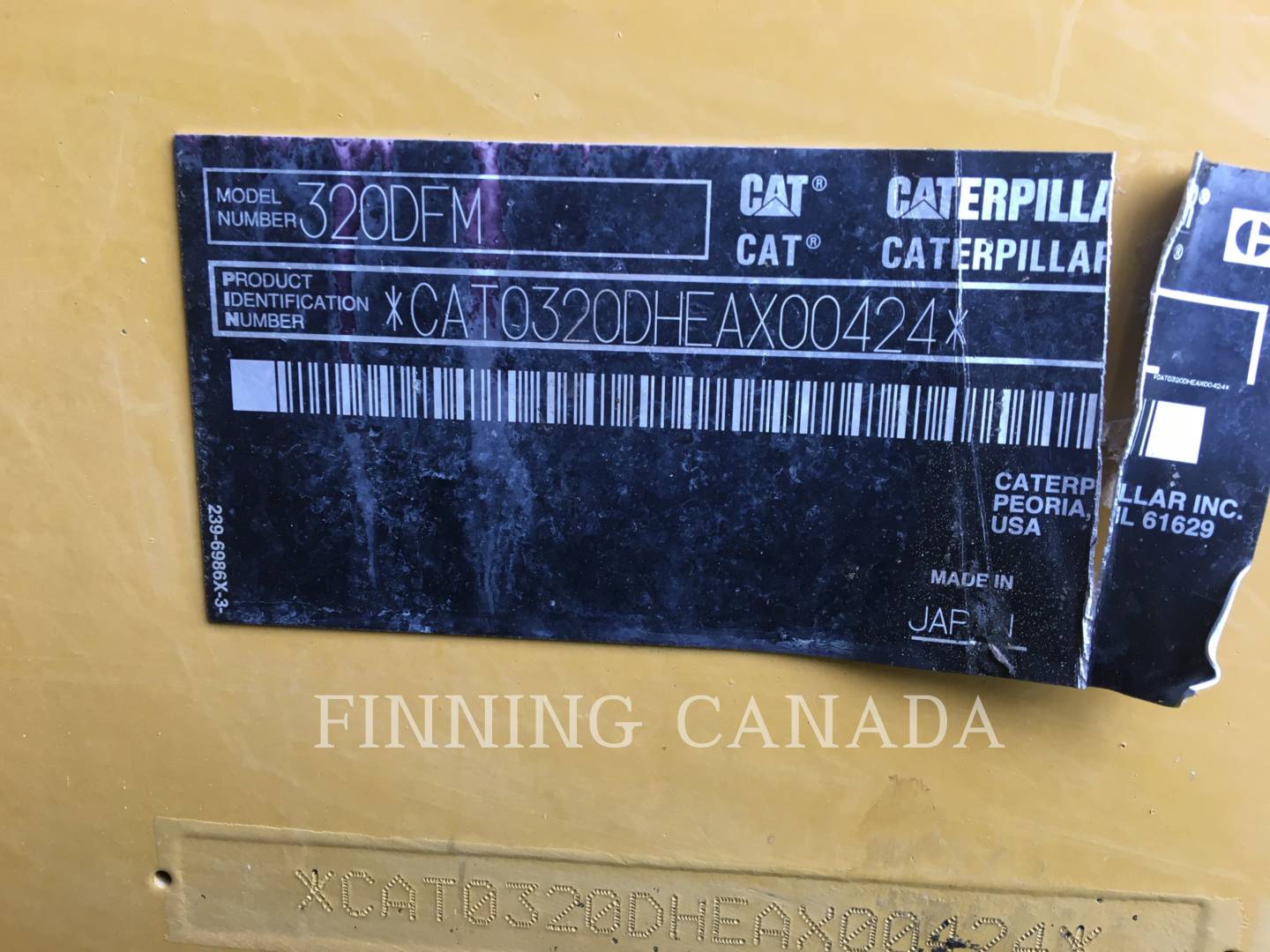 2014 Caterpillar 320DFMHW Misc