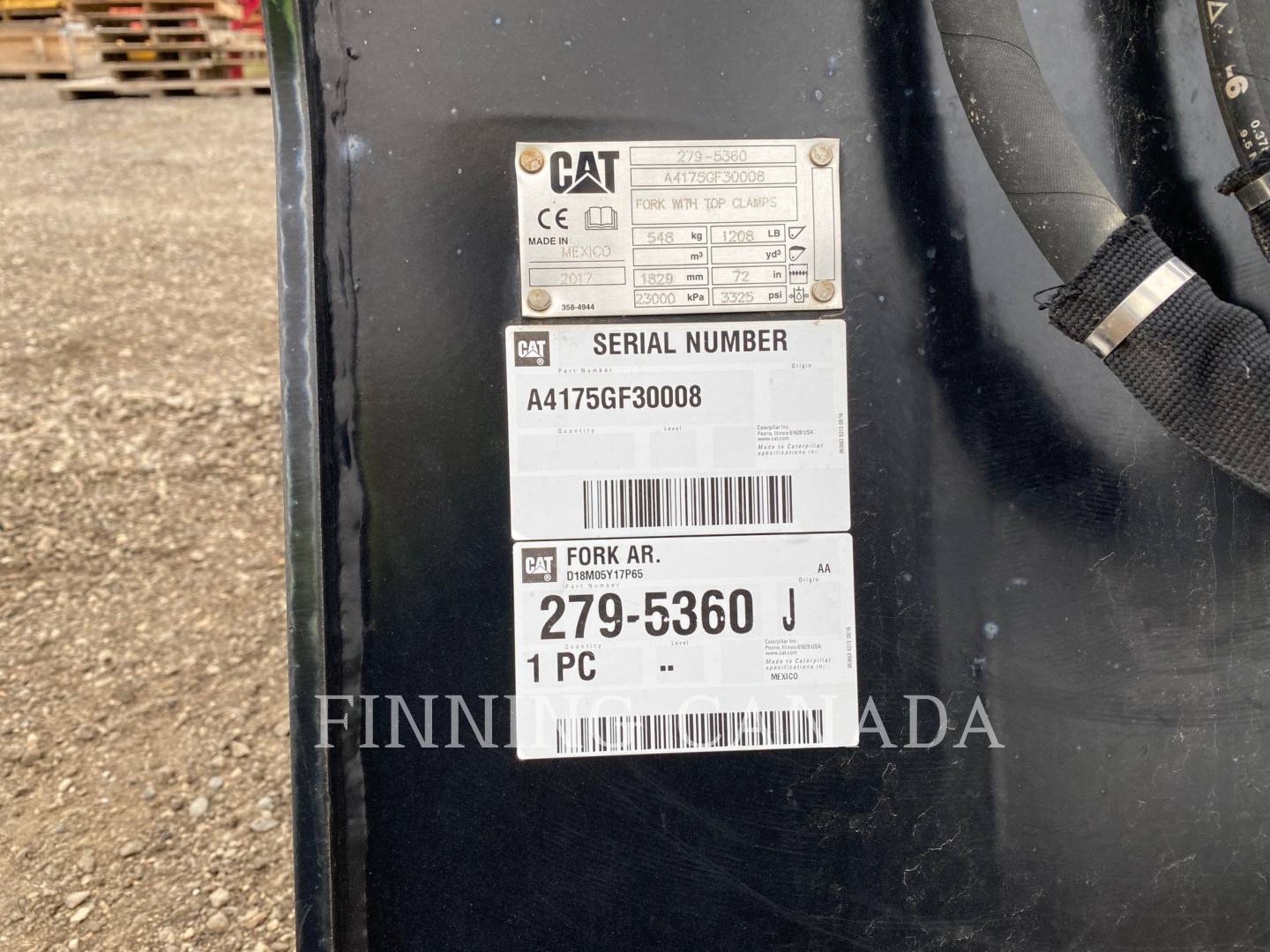 2017 Caterpillar 259D Pallet Fork