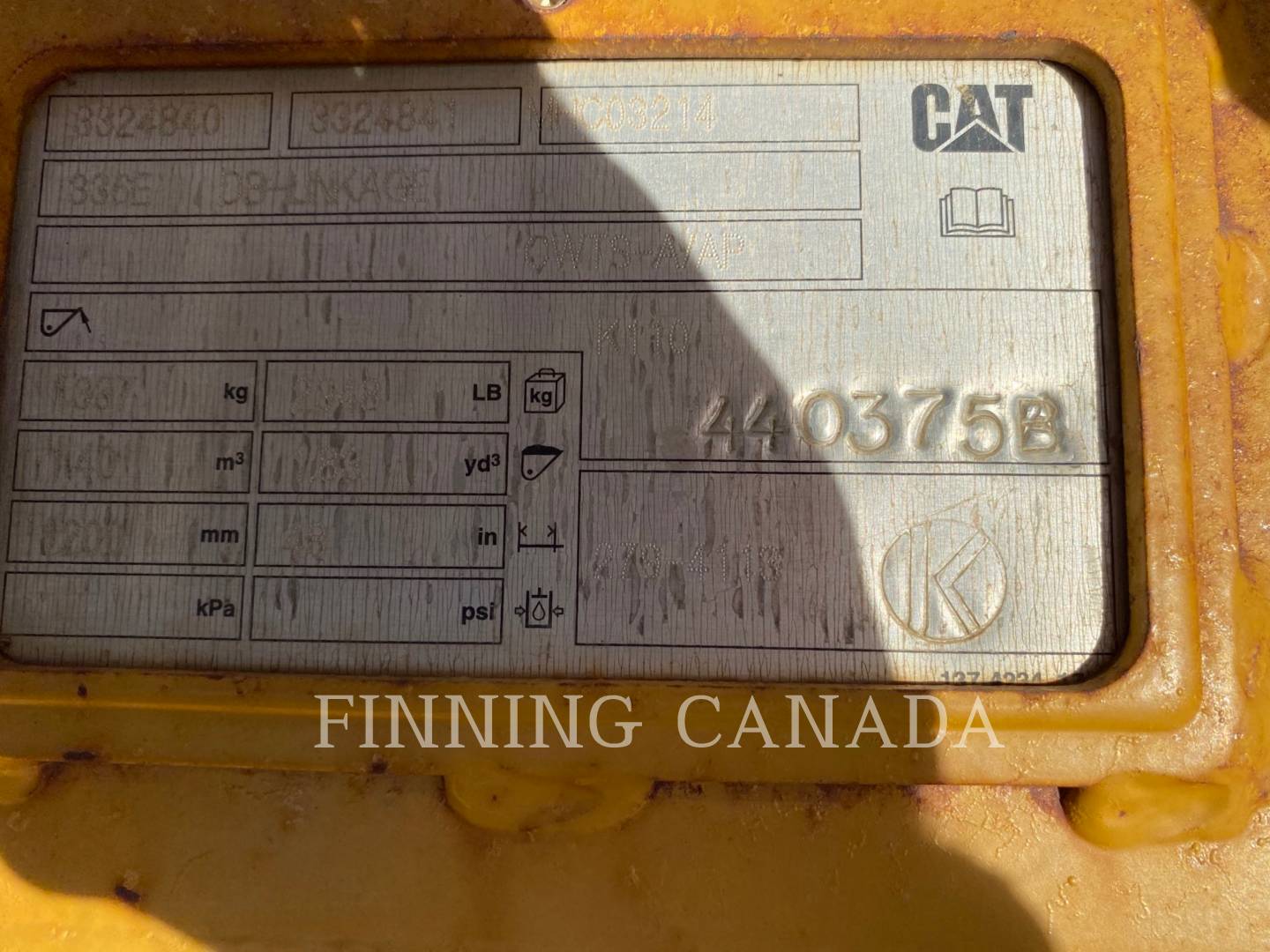 Caterpillar 336E Bucket