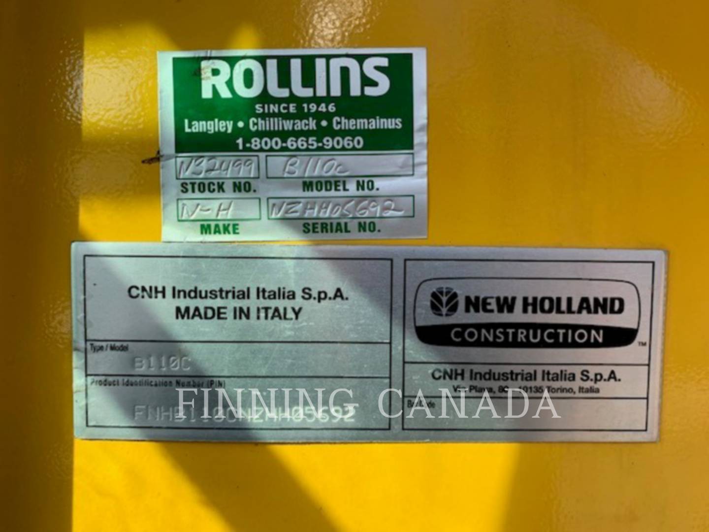 2022 New Holland B110C Tractor Loader Backhoe