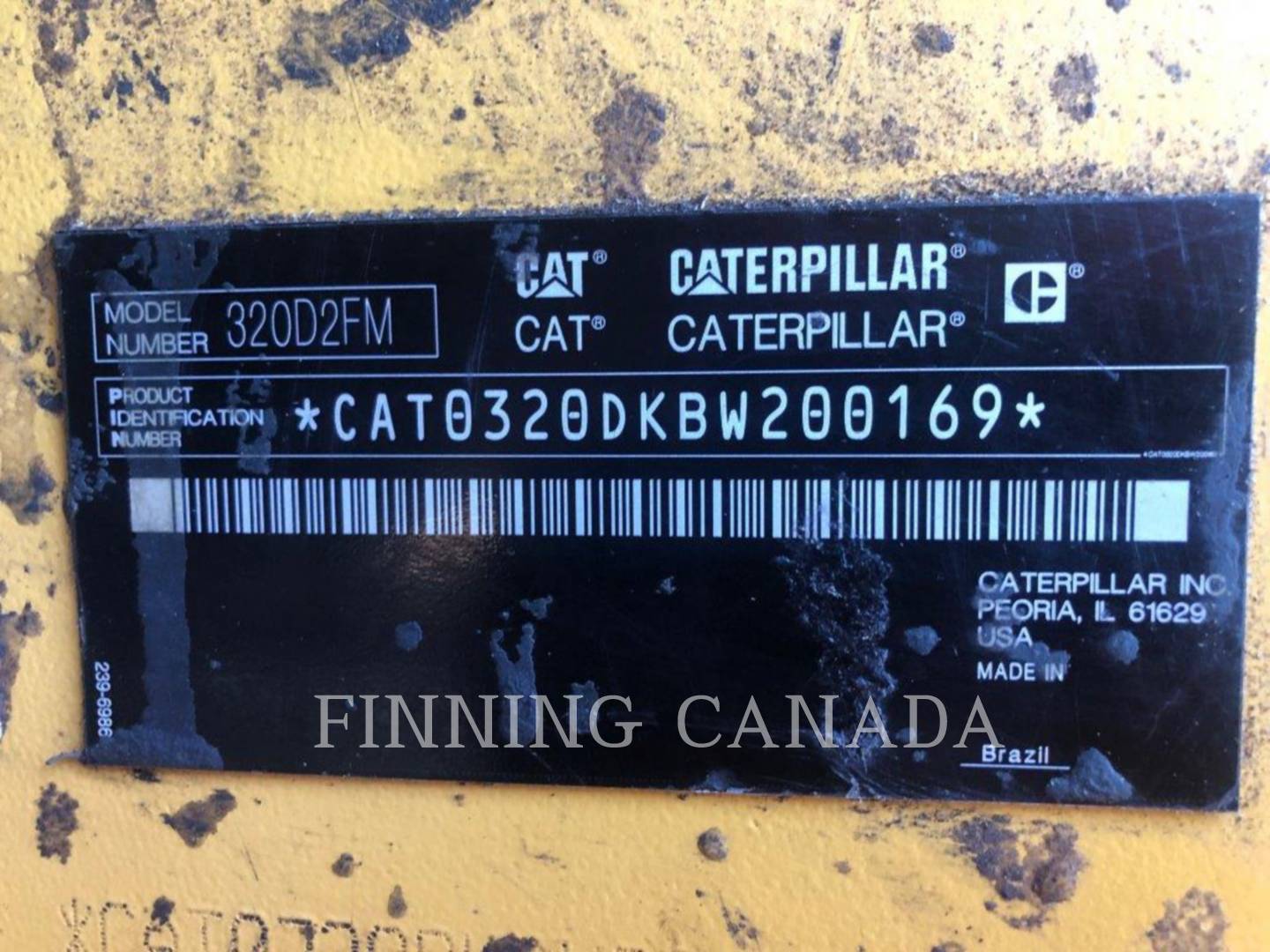 2016 Caterpillar 320D2 FM Misc