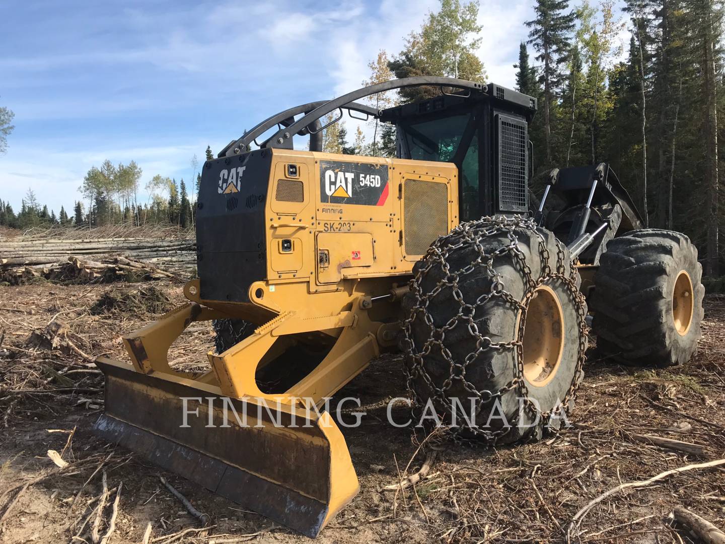 2017 Caterpillar 545D Skidder