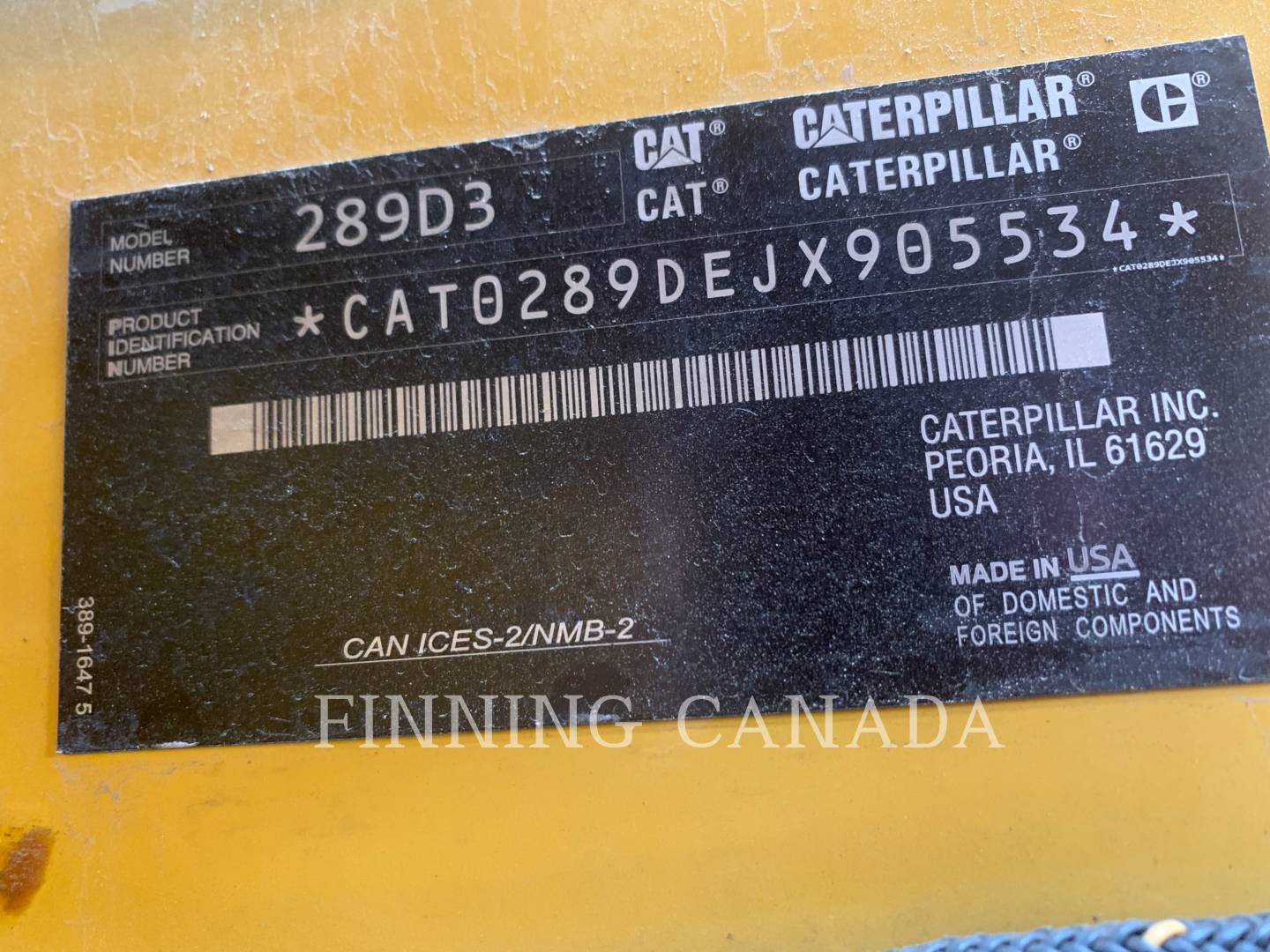 2021 Caterpillar 289D3 XPS Misc