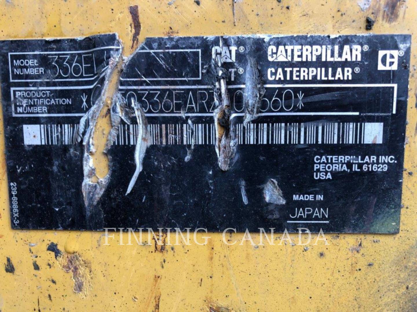 2013 Caterpillar 336EL Excavator