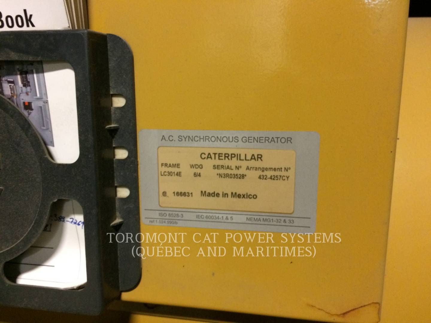 2014 Caterpillar D100_ C4.4_ 100KW_ 120/208VOLTS Generator