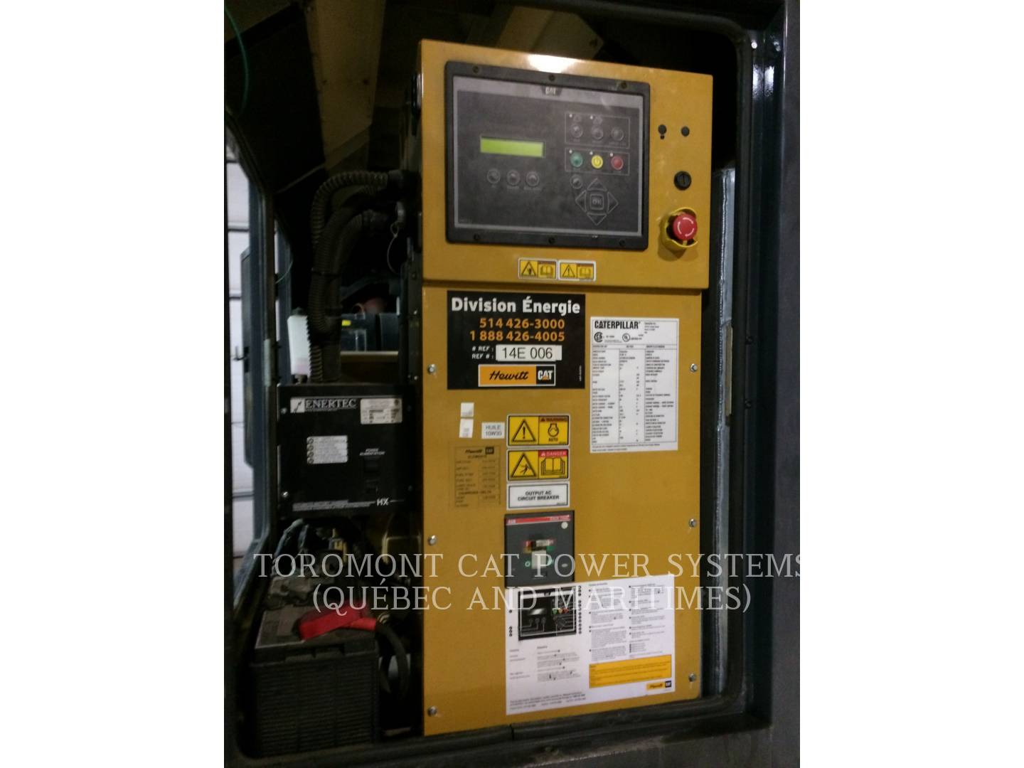 2014 Caterpillar D100_ C4.4_ 100KW_ 120/208VOLTS Generator