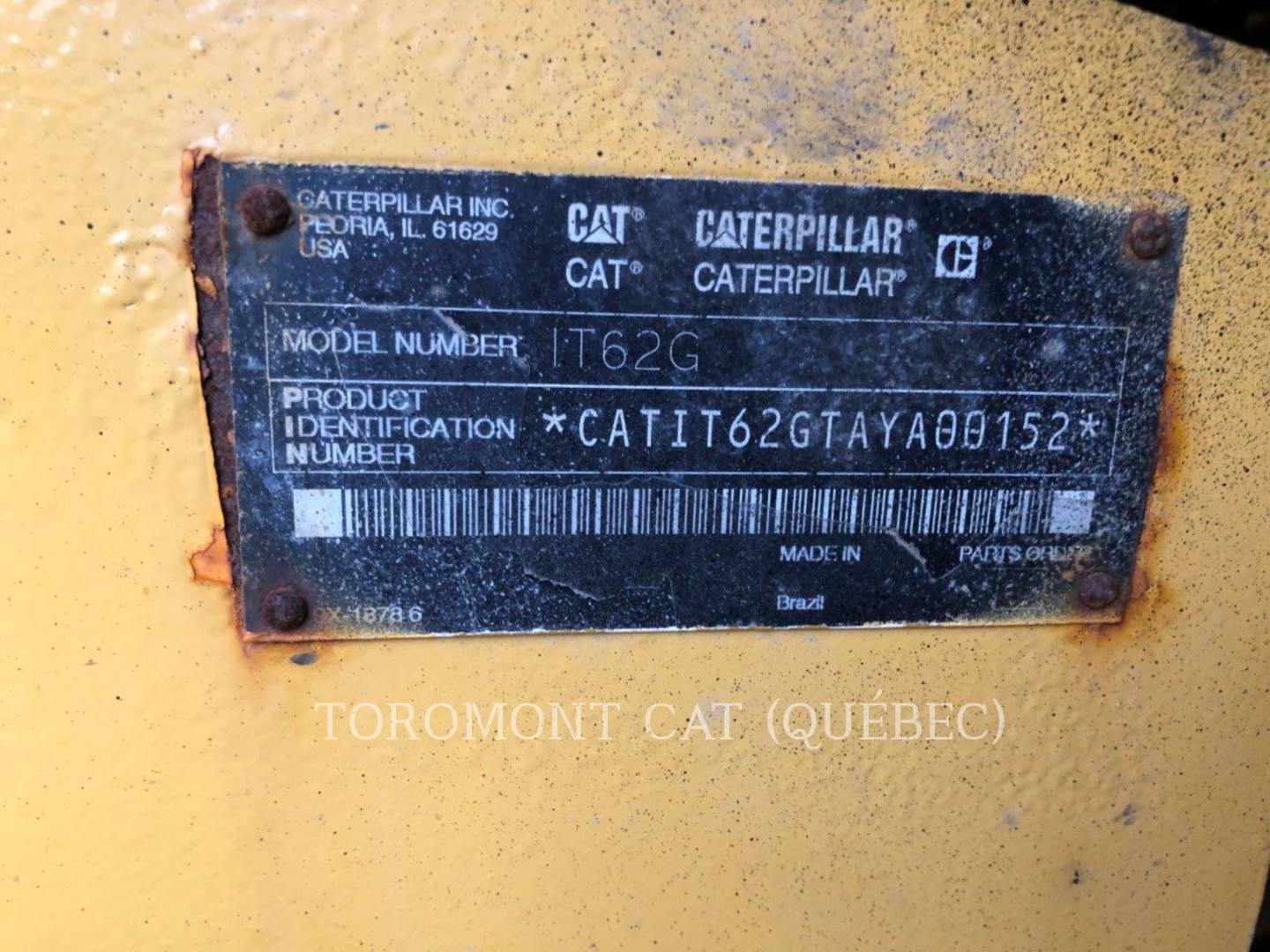 2004 Caterpillar IT62G Wheel Loader