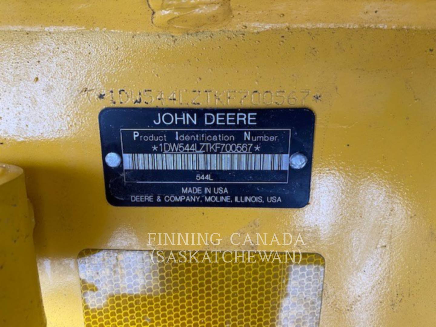 2019 John Deere 544 L Wheel Loader