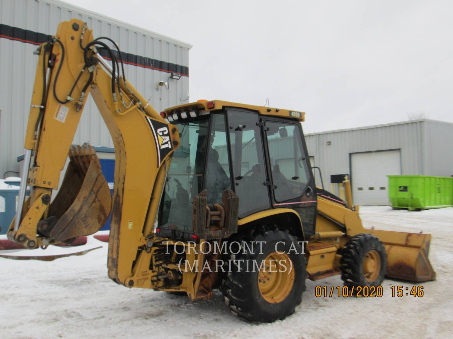 2004 Caterpillar 420D Tractor Loader Backhoe